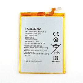 Çin HB417094EBC Huawei Cep Telefonu Pil, Huawei Mate7 Pil 3.8 V 4000 mAh Tedarikçi